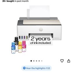 HP Smart Tank 5000 Wireless All-in-One Ink Tank Printer, Scanner, Copier