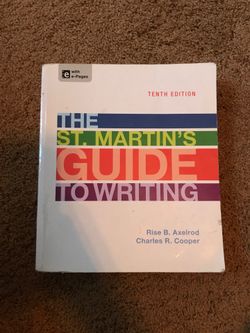 The St. Martins Guide to Writing