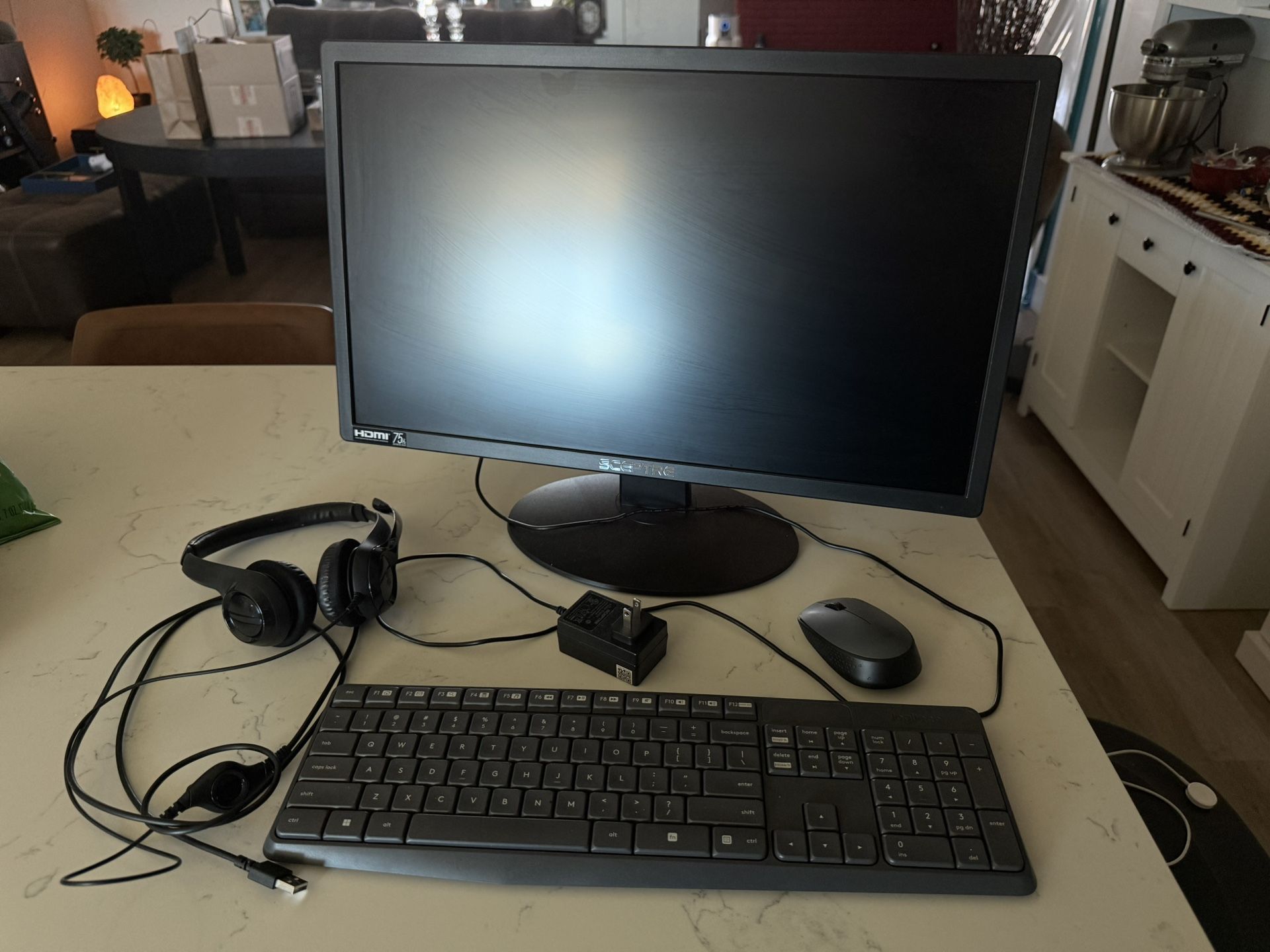 Logitech Headset + Bluetooth Mouse + Keyboard