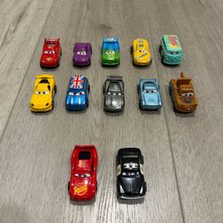 12pc Disney Cars Toy Car Collection