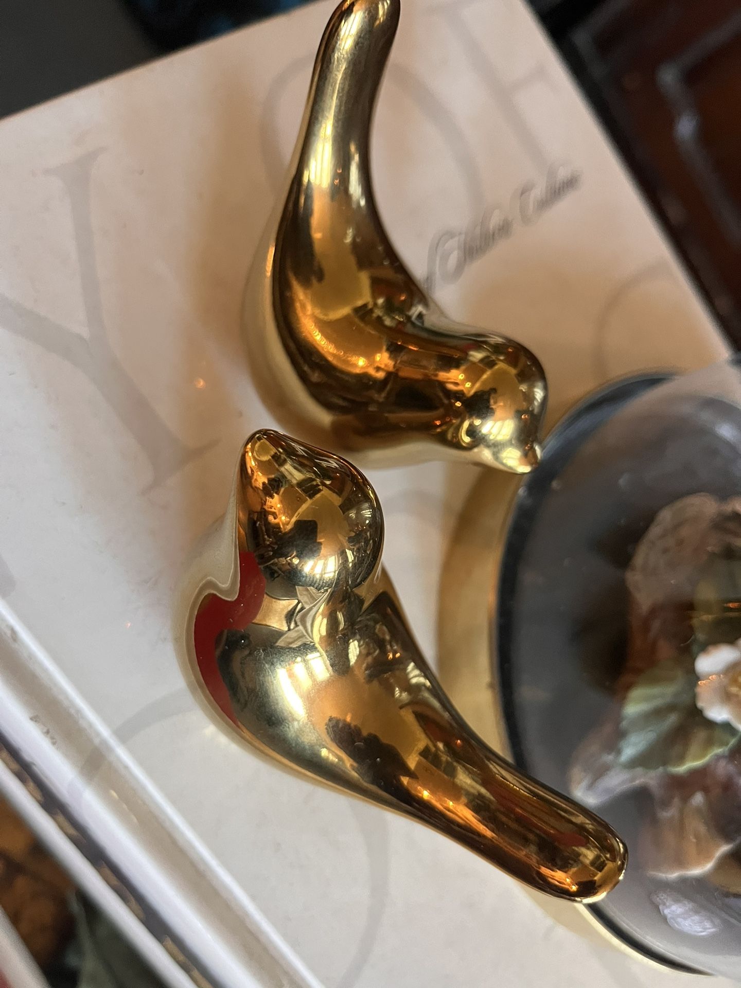 Birds Decorative Gold