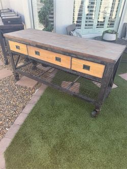 Home Depot 72" Rolling Workbench with Drawers – Solid Frame