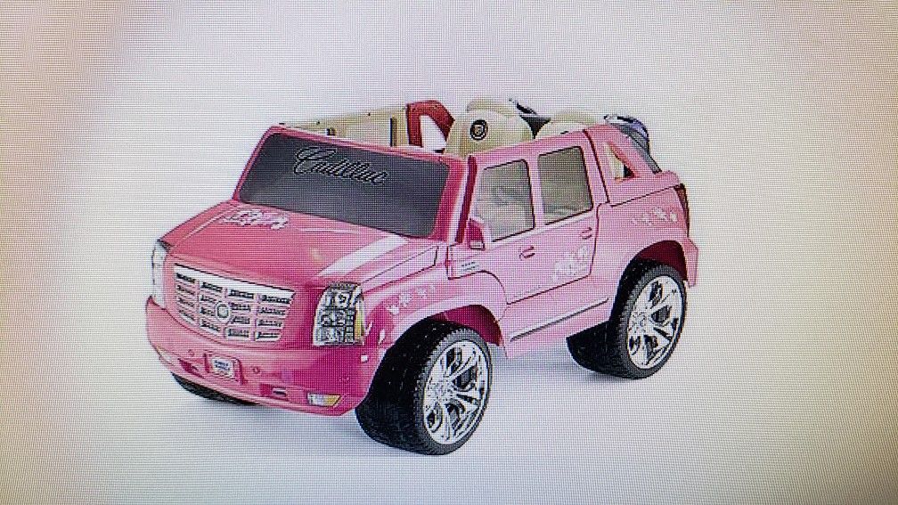 Vintage Fisher Price Power Wheels Pink Barbie Cadillac Escalade