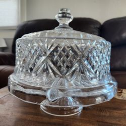 Glass Cake And Snack Stand