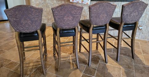 BAR STOOLS  SET OF FOUR