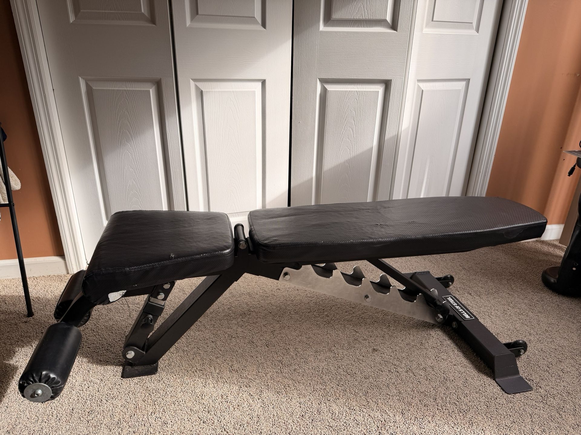 Bells Of Steel 6 Setting Adjustable Weight Bench Up To 1000 Lbs