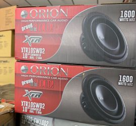 Orion XTR slim 10” subwoofer