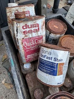 Free, Free DuraSeal Quick Coat & Bona DriFast Stain Cans