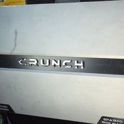 Amplificador Crunch 1500W $100