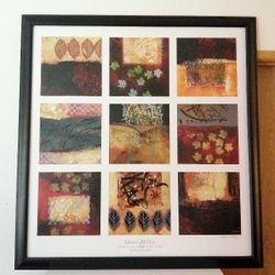 Valerie Willson - "Unexpected Breeze" Signed Art Print with Wood Frame