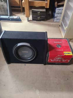 Rockford Fosgate Punch P2D410 2nd Gen Subwoofer with Box