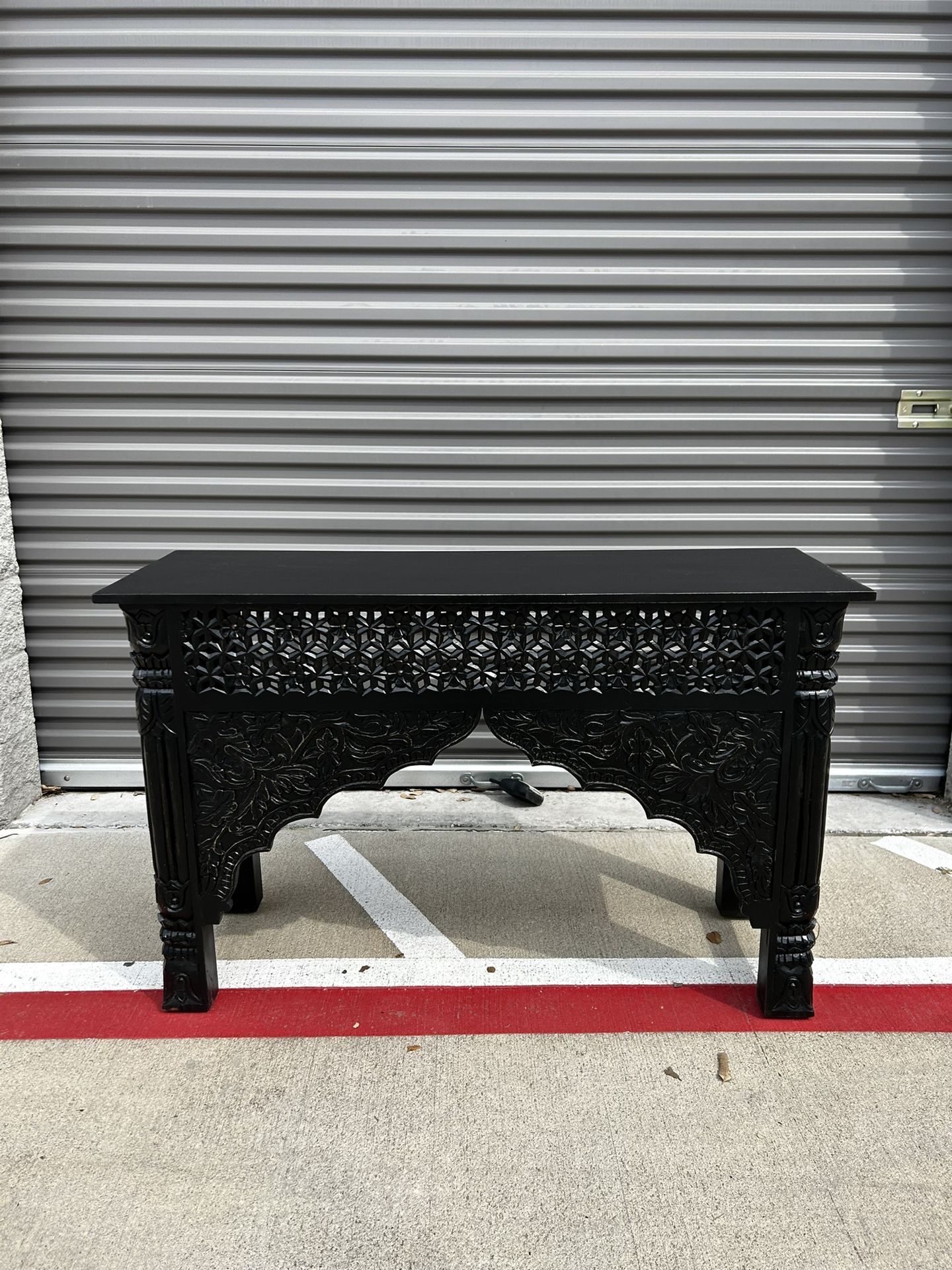 Wood Console Table