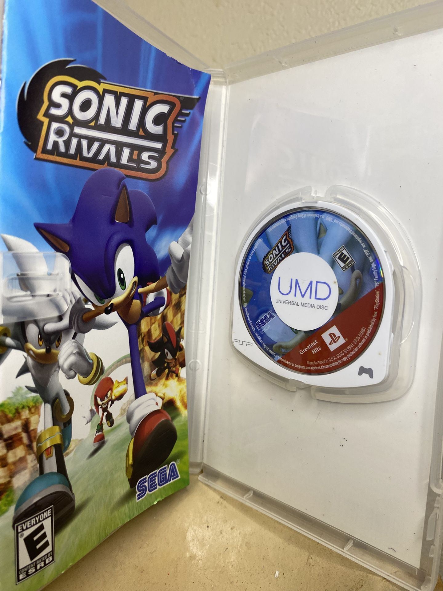 Sonic Rivals (Sony PSP) 2006; CIB Complete Disc In Great Shape
