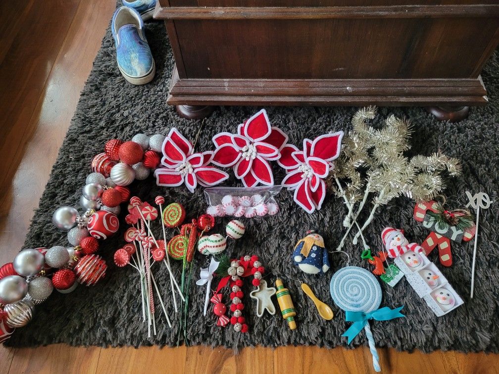 Christmas Ornaments And Picks