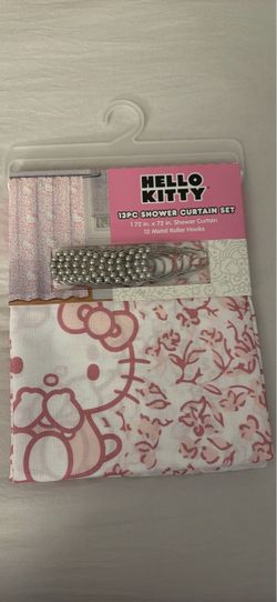 Hello kitty bathroom curtain