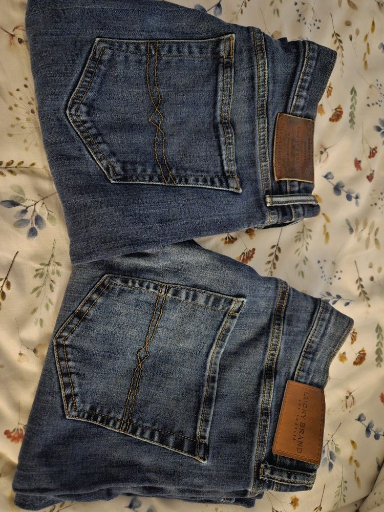 2 Lucky Brand Mens Jeans 34/32