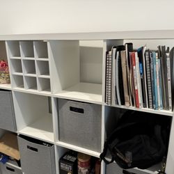 IKEA White Wall Shelf Kallax Like New 