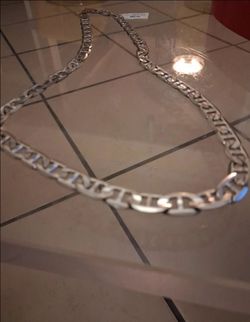 Gucci link 925 silver chain