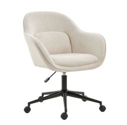 Virginia Office Chair With Curved Backrest ART OF LIVING DESIGNS-Beige