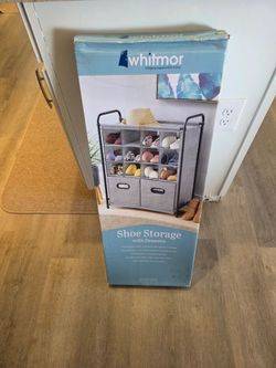 Brand New whitmor shoe storage with drawers