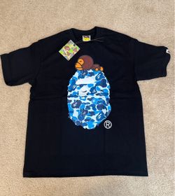 BAPE Baby Milo Blue Camo Ape Head T-Shirt