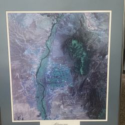 Picture. Historical Satellite Image Albuquerque 