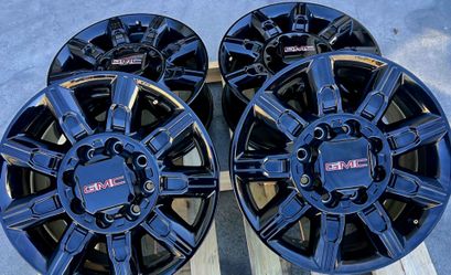 2026 GMC SIERRA 2500 AT4 RIMS OEM BRAND NEW......( 8 LUG )