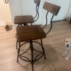 2 Adjustable Bar Stools