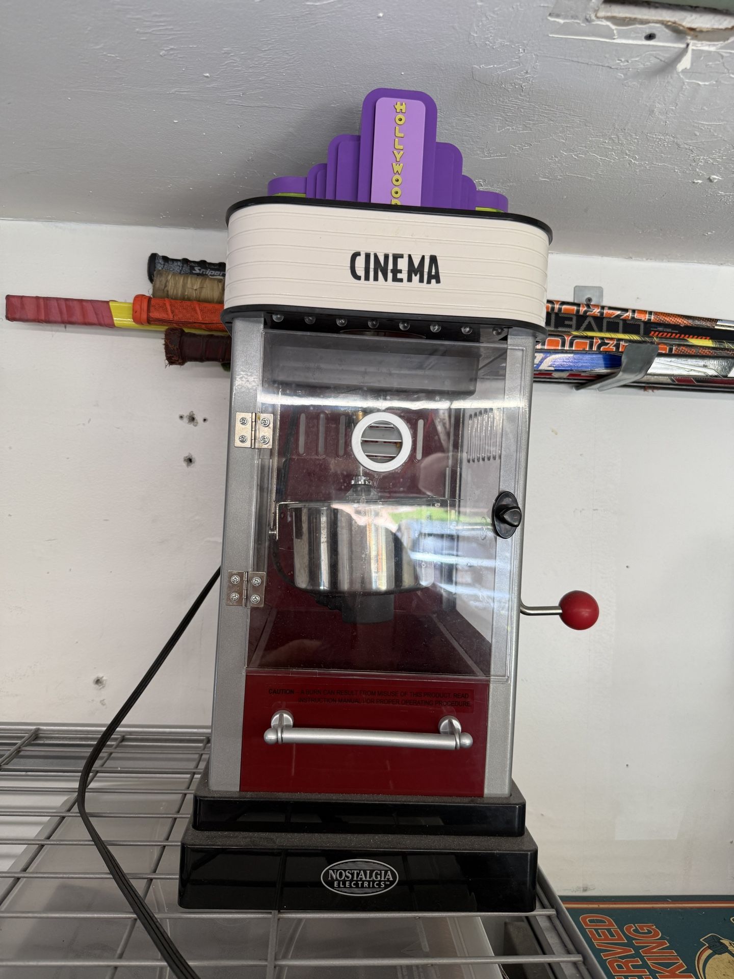 Nostalgia Electric Retro Kettle Popcorn Maker
