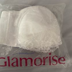 36D NWT Glamorise Strapless Bra 