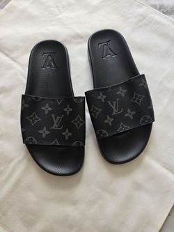Black Slides Sandals Size 6