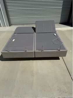 Tempur-Pedic Split Adjustable Bed Frame – Both Motors/Remotes Work