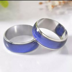  Size 9  Moon Ring Changing Color For Women Men And Kids Mood Ring