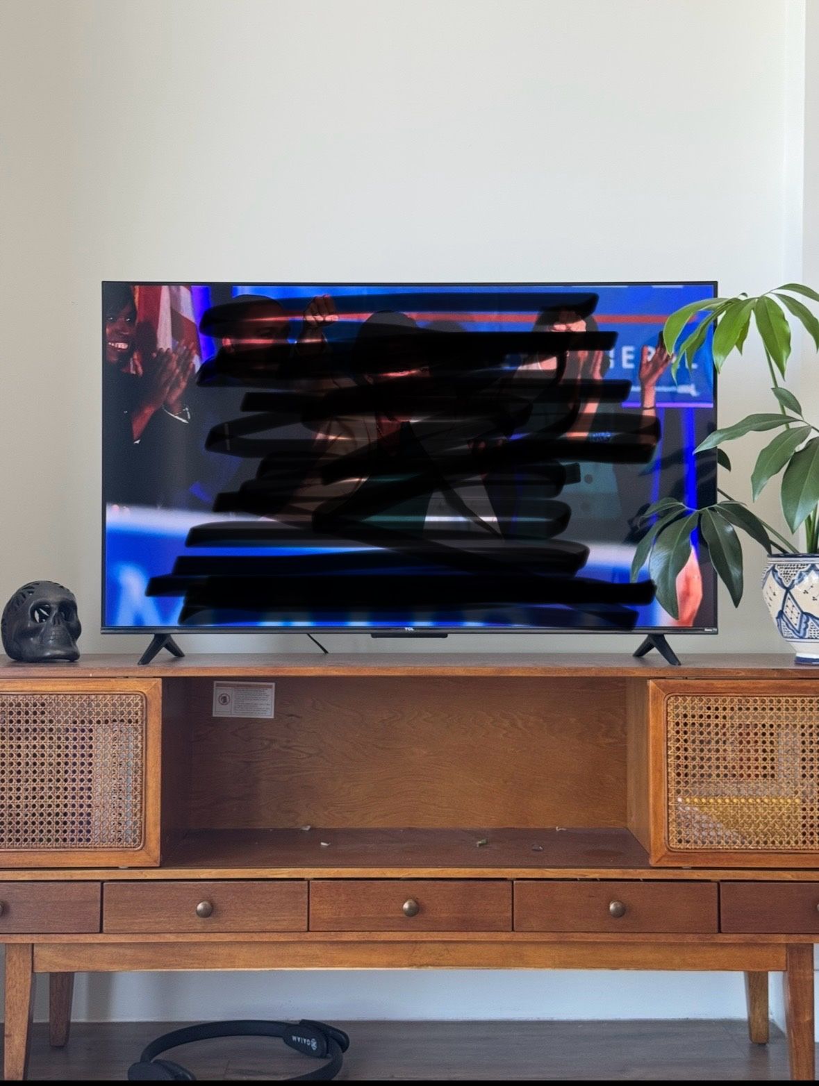 TCL 50” UHD HDR Roku Smart TV And Remote Originally $250