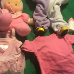 Two Beautiful Toddler Dolls With Baby bottle   One Sun Dress One Top Two Dolls Two doll bottle   For Just 5.00