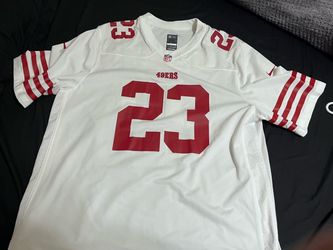 49ers Jersey Mcaffrey white size XXL