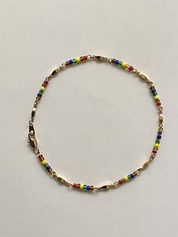 18k gold(overlay) bracelet/anklet