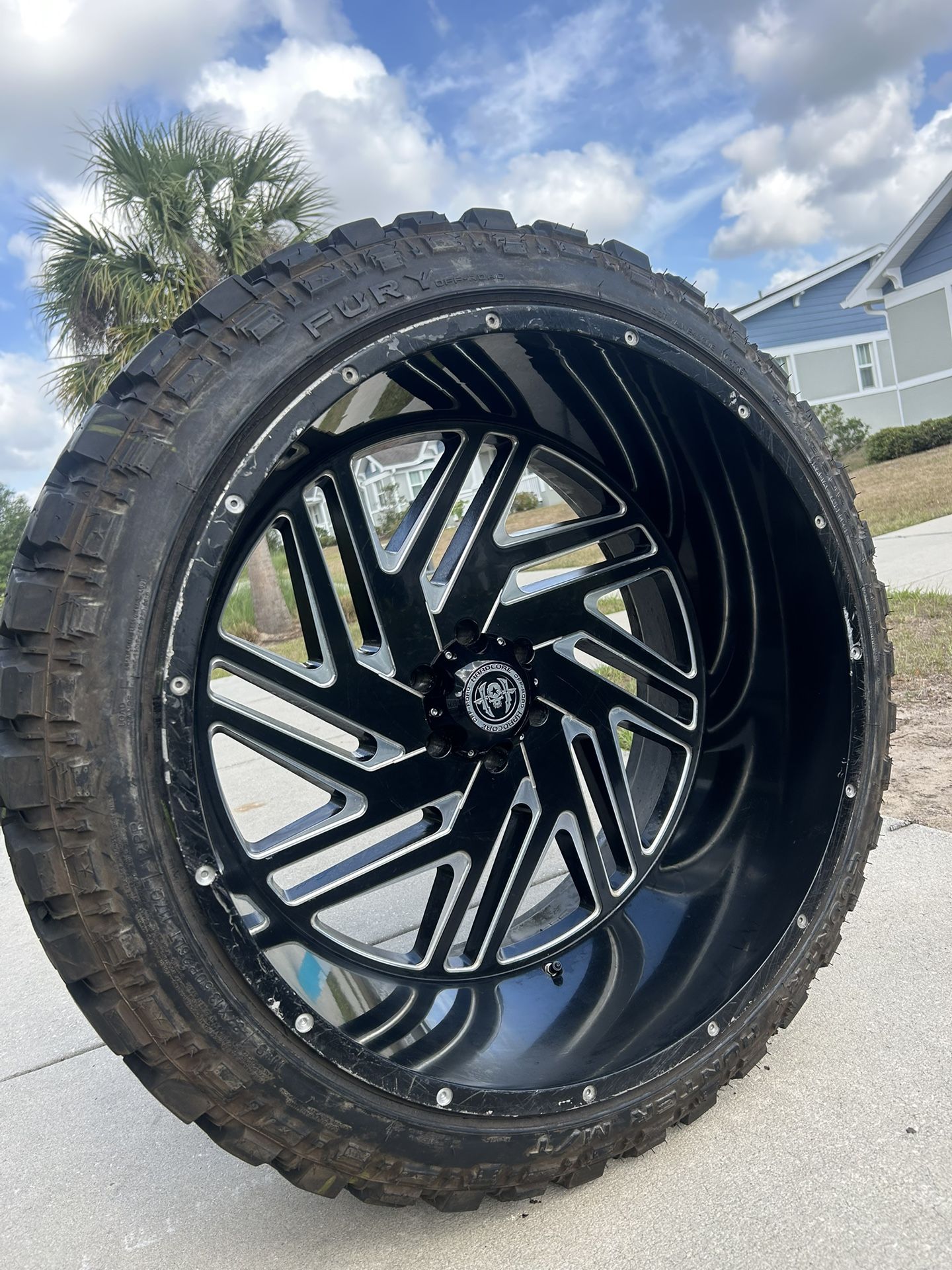 26x14 Rims with Tires – Full Set + Extra Tire