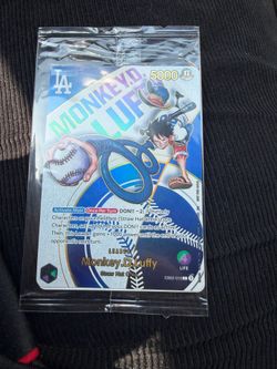 2025 Dodger Luffy leader one piece card