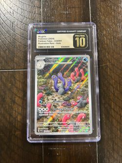 CGC Pristine 10 Wugtrio 224/091 SV: Paldean Fates Illus Rare Holo ENG