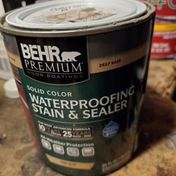 behr Premium Waterproofing Stain And Sealer Deep Bass