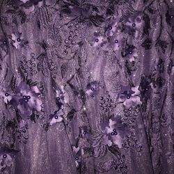 Quincenera Purple Dress