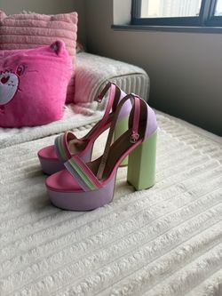 Colorful Platform Heels – Never Worn – $10 FIRM