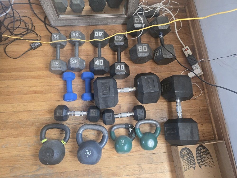 Dumbbells And Bench