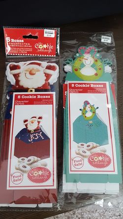 Holiday cookie treat boxes