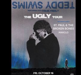 2 floor tickets Teddy swims this Friday in Nashville