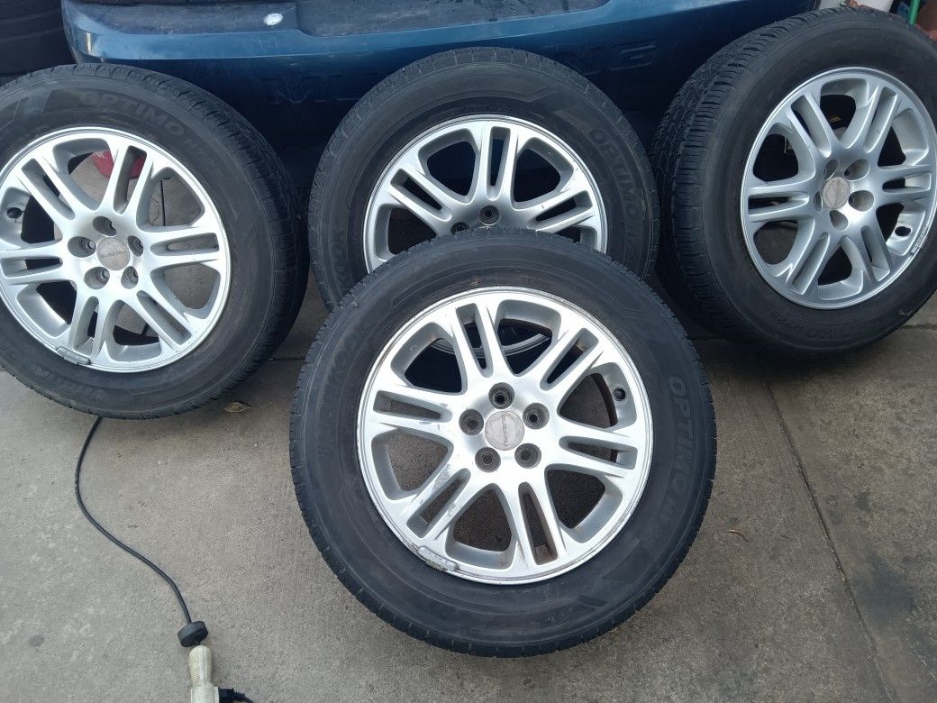 16" OEM 5x100 Wheels And Tires