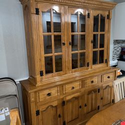 Antique China Cabinet Showcase 