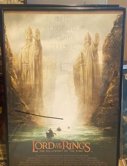 Lord Of The Rings Movie (Poster With frame) 
