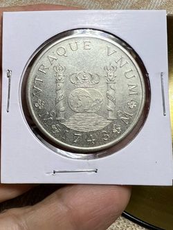 Mexico 8 Reales Pillar Dollar Spanish Colonial Replica Coin
